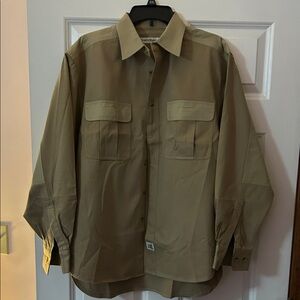 Atlantic Rancher Men's Tan Button-Up Jacket/Shirt. Size M